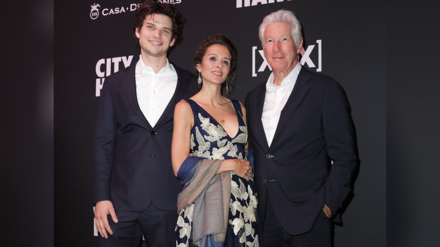 Richard Gere: Mit Ehefrau und Sohn bei Charity-Gala