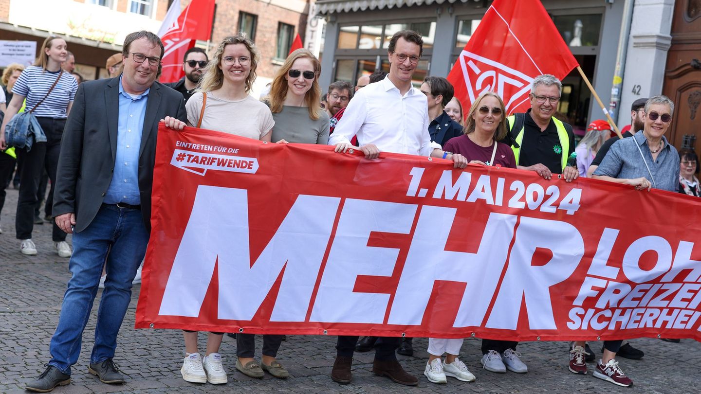 Tariftreuegesetz im Fokus: Zehntausende zu Demos der Gewerkschaften in NRW erwartet