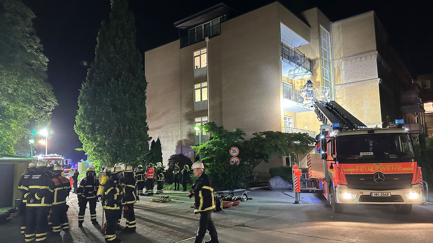 Notfälle: Drei Tote, viele Verletzte bei Feuer in Hamburger Klinik