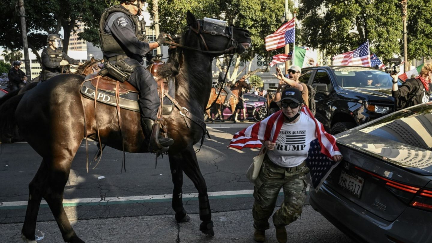 Trump preist sich für Handeln in Los Angeles – Kritik von Mexikos Präsidentin Sheinbaum