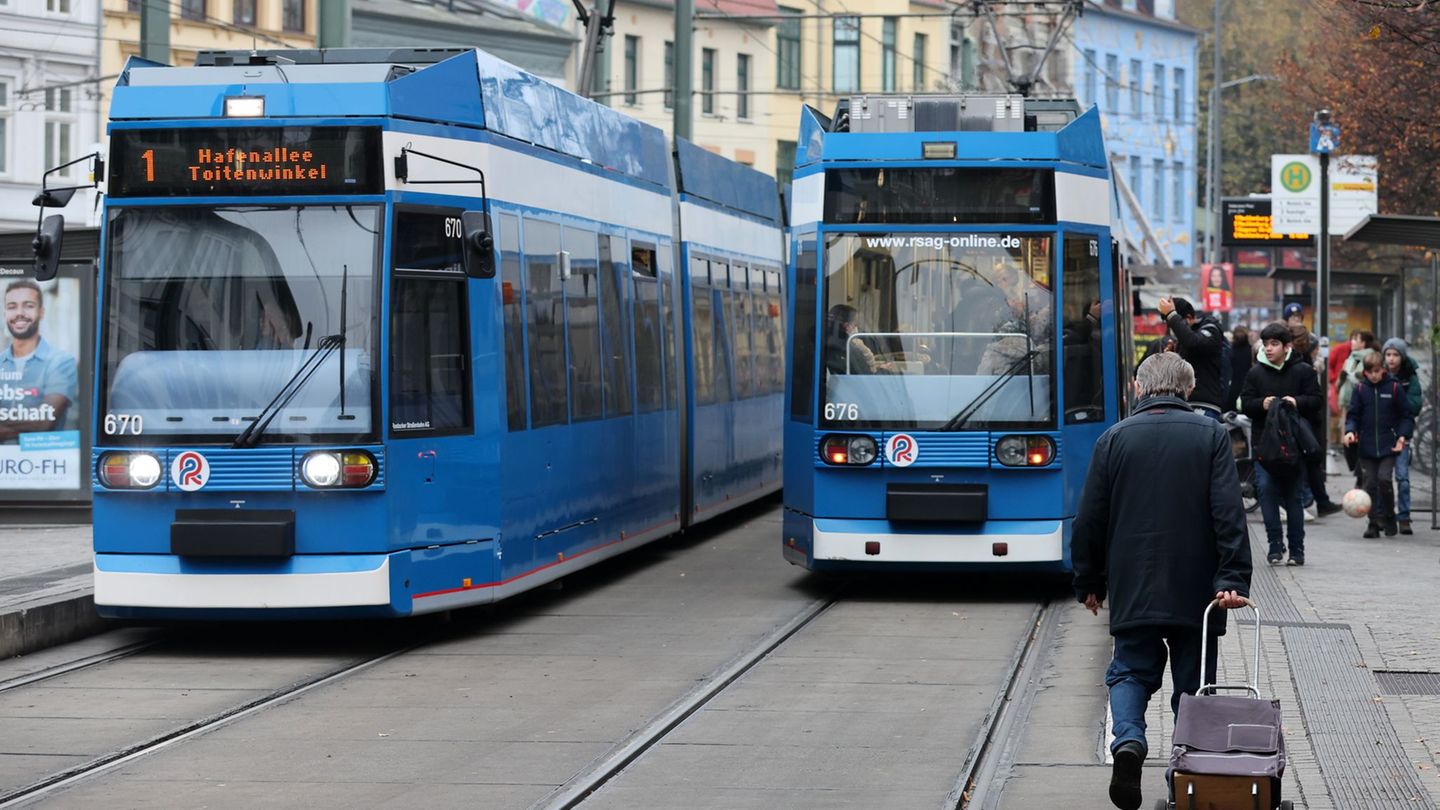 Unfälle: Ein Verletzter bei Straßenbahnunfall in Rostock