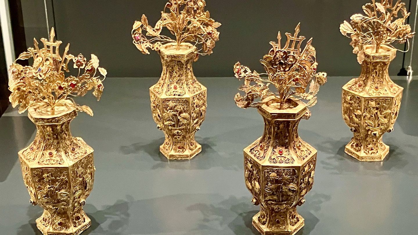 Kultur: Goldschätze der Ming-Dynastie in Gothaer Ausstellung