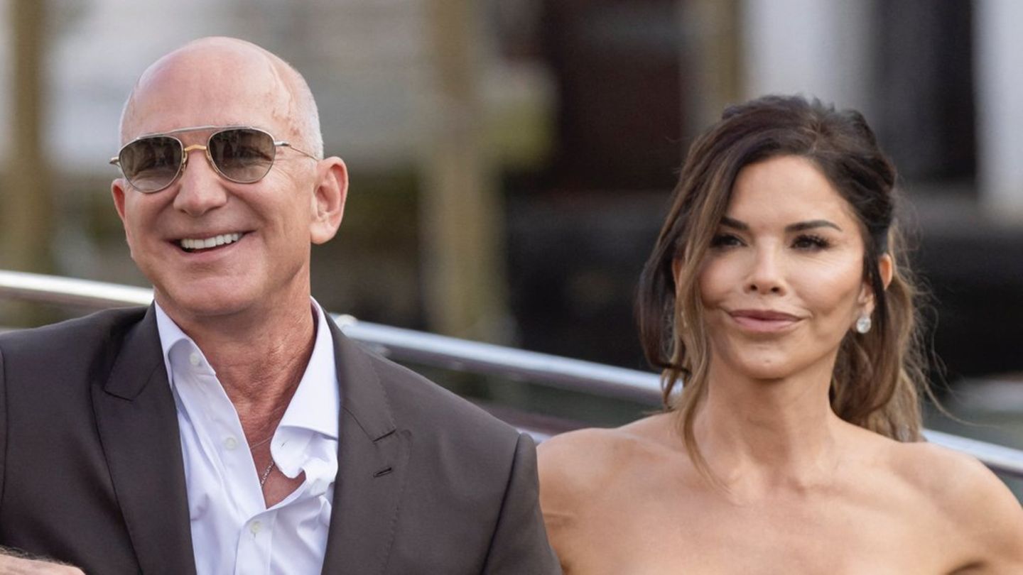 Jeff Bezos Ehefrau Lauren: Sie zeigt erstes Foto im Hochzeitskleid