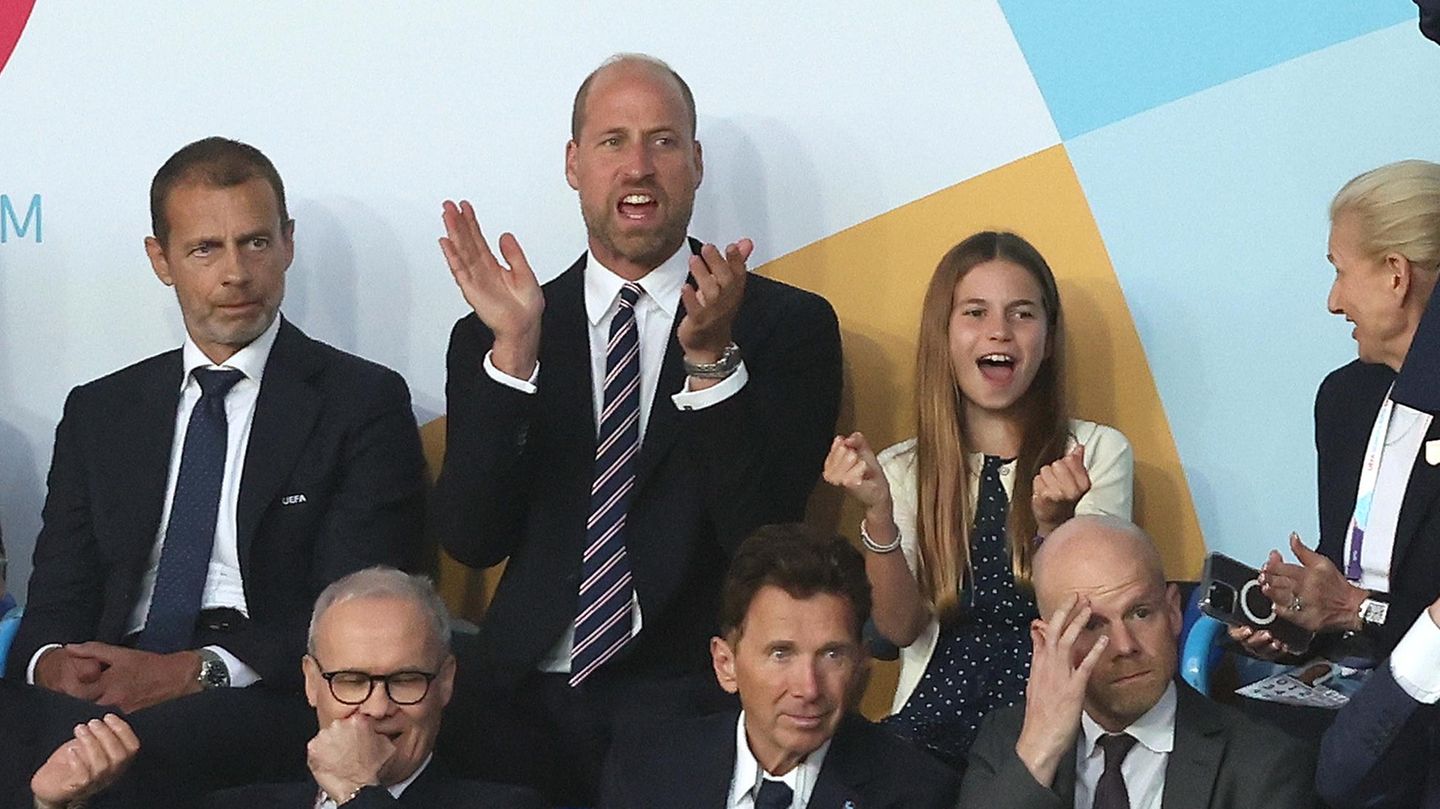 Royaler Fan: Wie Prinzessin Charlotte beim EM-Finale mitfieberte