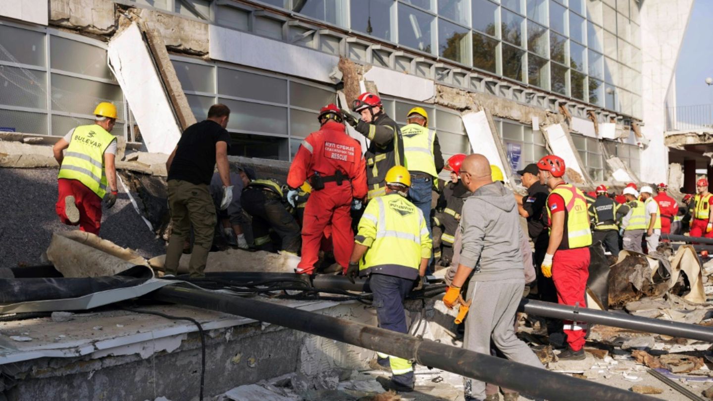 Elf weitere Festnahmen in Serbien nach Einsturz von Bahnhofsvordach im November