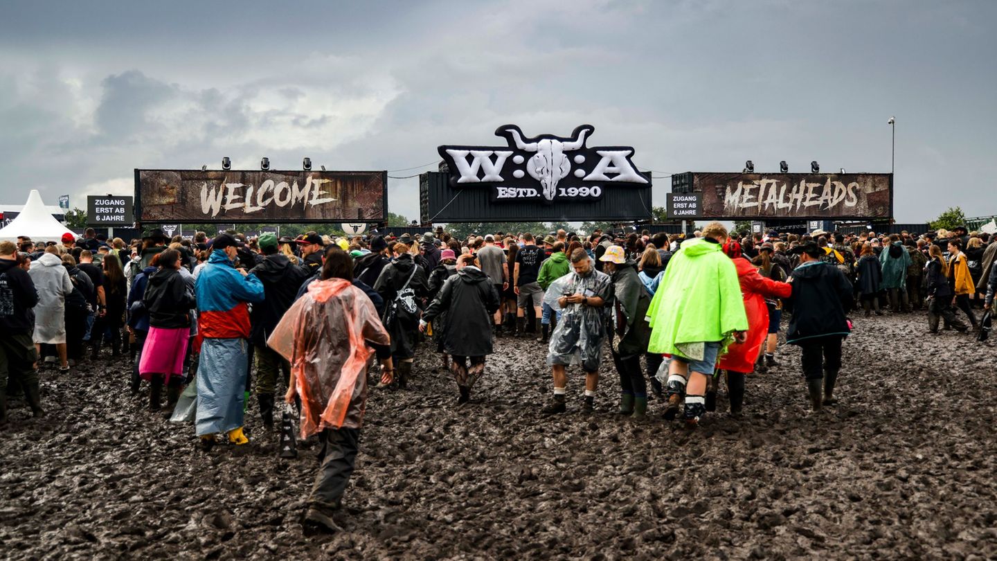 Musikfestival: Schlammfestival in Wacken geht zu Ende