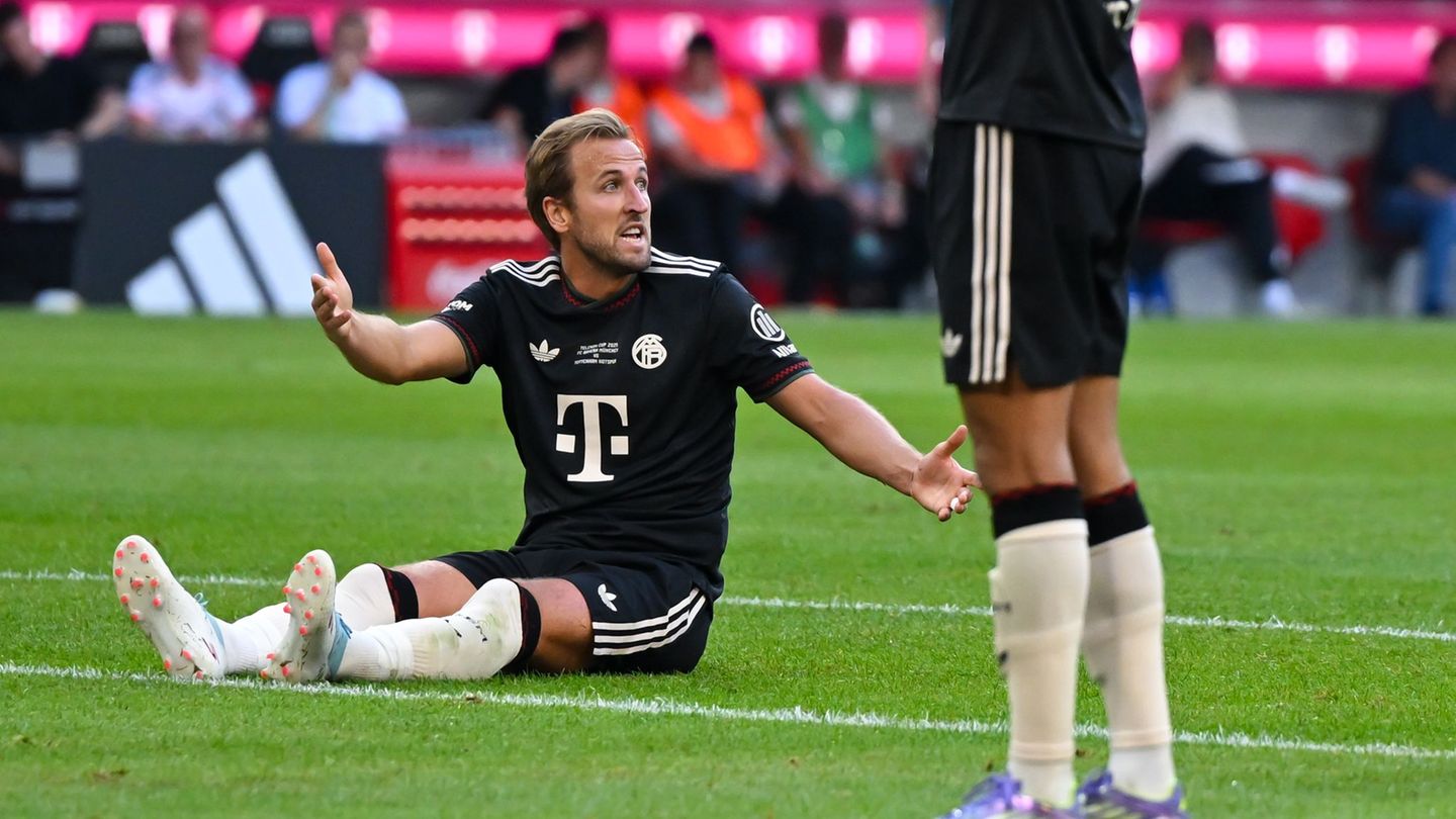 Testspiel gegen Tottenham: „Schuss zum Mond“: England spottet über Kane-Fehlschuss