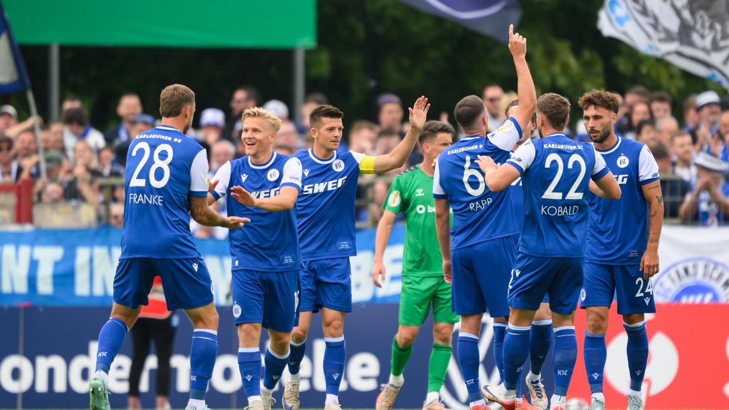 DFB-Pokal: Frühe Entscheidung: KSC in Meuselwitz einfach professionell