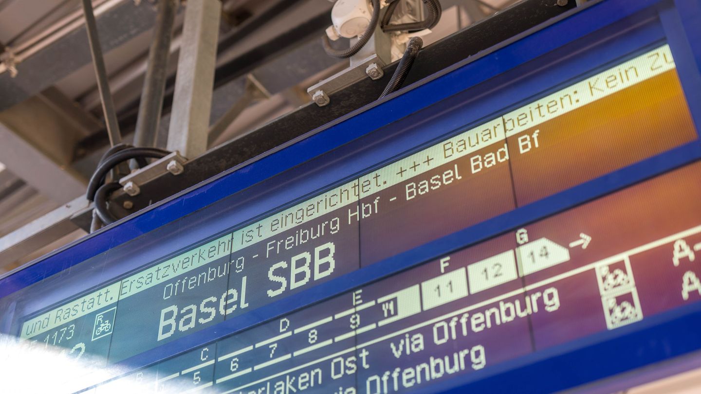 Strecke in die Schweiz: Weiter Verspätungen und Ausfälle auf Rheintalbahn