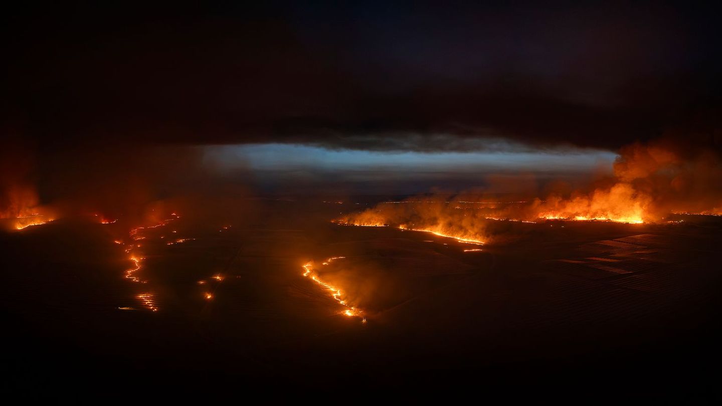 Waldbrände: Deutsche Feuerwehrleute in Spanien – 40 Waldbrände zugleich